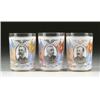 Image 1 : LOT OF 3 NAVAL HERO SOUVENIR GLASSES
