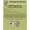Image 2 : NEVADA HERITAGE CALIFORNIA BIGHORN SHEEP TAG