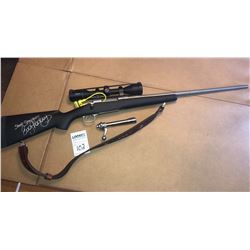 MONTANA RIFLE MODEL 1999 w ZEISS CONQUEST SCOPE/ *SIGNED BY EVA SHOCKEY "SHOOT STRAIGHT"*