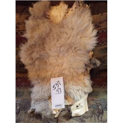 WHITE CATALINA GOAT HIDE