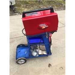 LINCOLN MIG PACK WELDER / STAND / INVENTORY/ LOOKS NEW