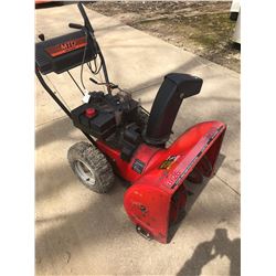 MTD 8/26 SNOW BLOWER w ELECTRIC START