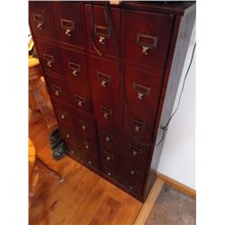 VINTAGE/ REPRODUCTION  GENERAL STORE/ ART  CABINET