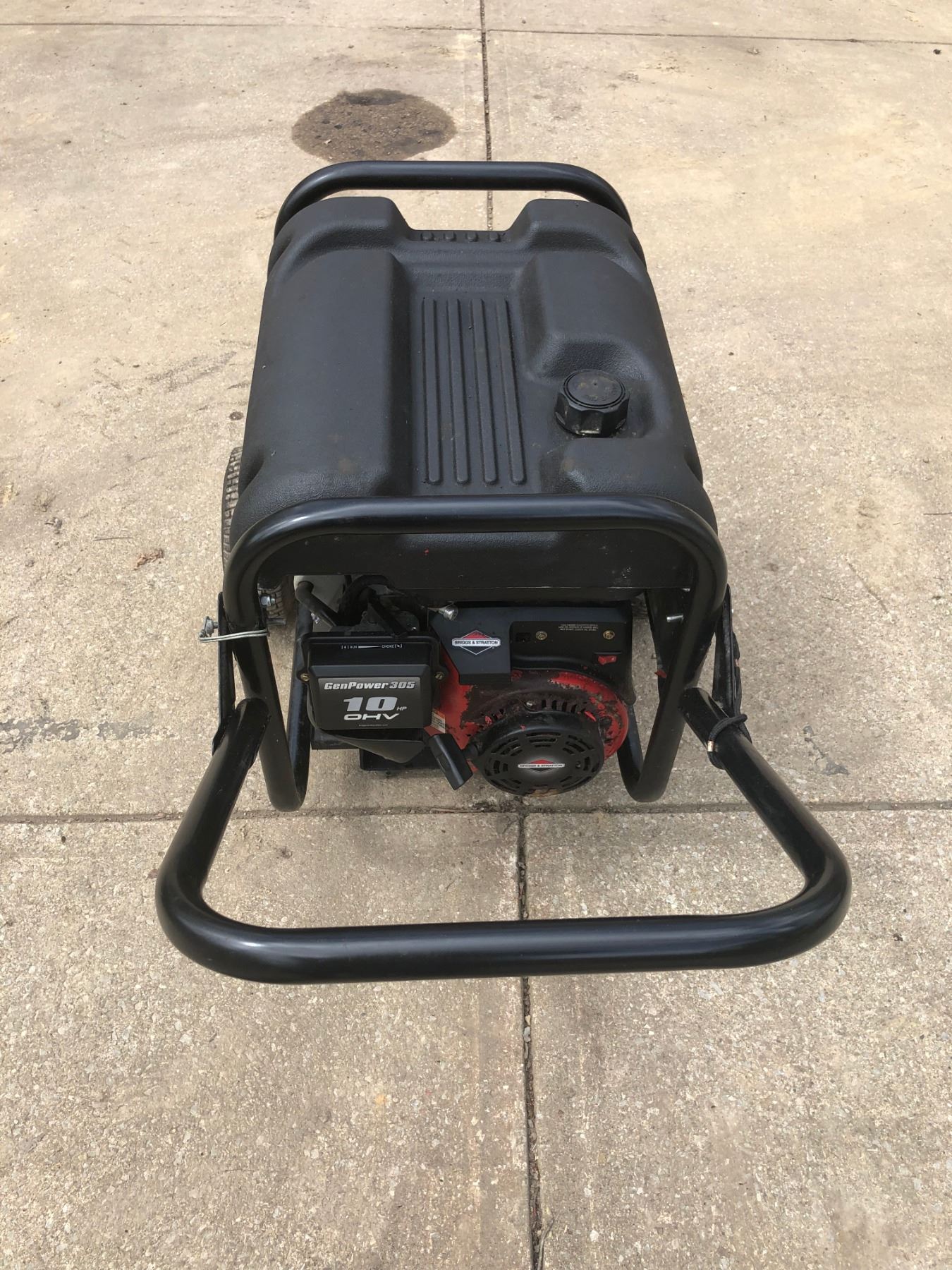 COLEMAN POWERMATE PORTABLE GENERATOR/ON WHEELS