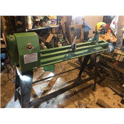 CENTRAL MACHINERY 14"X40" WOOD LATHE W/6"SANDING DISC