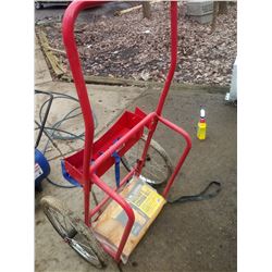 WELDERS CART w 3 PC LEATHER WELDERS COMBO SET