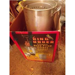 KING KOOKER DEEP FRIED TURKEY COOKER PORTABLE/PROPANE