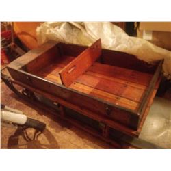 RESTORED WOODEN ANTIQUE PONY / HORSE  SLEIGH/BEAUTIFUL!!