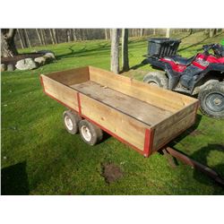 TANDEM AXLE DUMP TRAILER / PULL HITCH