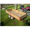 Image 1 : TANDEM AXLE DUMP TRAILER / PULL HITCH