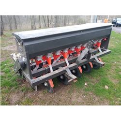 NEW 5FT 3 PT HITCH 10 HOLE GRAIN DRILL/PAID OVER $3500.00 NEW