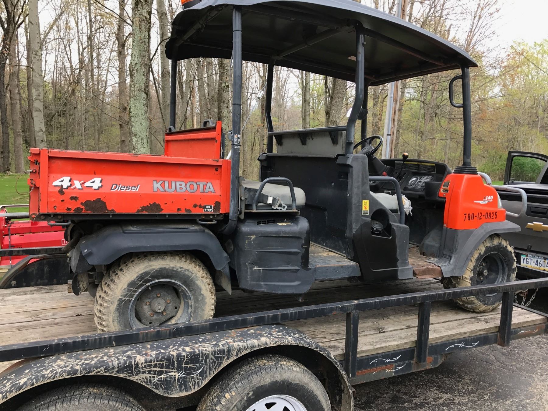 KUBOTA RTV 1140 CPX DIESEL/ SIDE BY SIDE / 2 SEAT/DSL