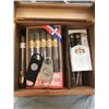 Image 2 : CIGAR HUMIDOR w CIGARS AND CUTTERS