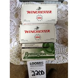 WINCHESTER/REMINGTON .40 CALIBER S& W 3 BOX LOT