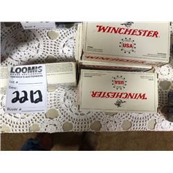WINCHESTER .45 AUTO 230GR FMJ 50 PACKS 5 FULL ONE PARTIAL