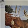 Image 5 : UNFRAMED ART "SNOW BASIN" BY TOM MANSANAREZ SIGNED ARTIST PROOF