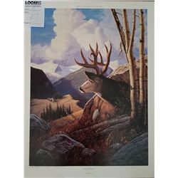UNFRAMED ART "FALL RITUAL" BY TOM MANSANAREZ 1994 SIGNED ARTIST PROOF