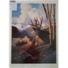 Image 1 : UNFRAMED ART "FALL RITUAL" BY TOM MANSANAREZ 1994 SIGNED ARTIST PROOF