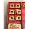 Image 2 : (10) SANDVIK MISC. CARBIDE INSERT *SEE PICS FOR PART #*