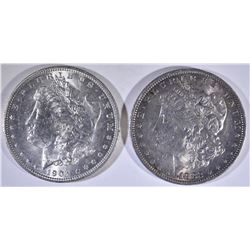 1882-O BU & 1904-O CH BU MORGANS