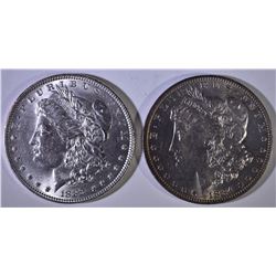 1884-O & 1889 MORGAN DOLLARS