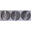 Image 2 : (3) 1882-S MORGAN DOLLARS FLASHY!