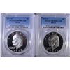 Image 1 : 2 - 1972 S SILVER IKE DOLLARS PCGS PR69