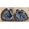 Image 1 : Large Polished Geode Book Ends