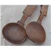 Image 8 : 5 Effigy Peruvian Carved Wood Spoons