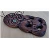 Image 6 : Maori Carved Pendant w/Shell Eyes