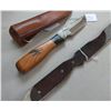 Image 4 : Custom Anza Bowie Knife w/Scabbard and Scrimshaw