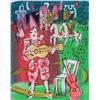 Image 1 : Charles Cobelle, Circus Performers 13, Acrylic Painting