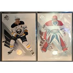 2017-18 SP Authentic X 2 Carey Price Card #77, And