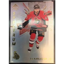 2016-17 SP Authentic Erik Karlsson Silver Spectrum