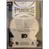 Image 2 : 2017-18 Upper Deck Trilogy Signature Puck Ivan Provorov
