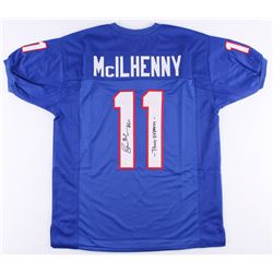 Lance McIlhenny Signed SMU Jersey Inscribed "Pony Express" (JSA COA)