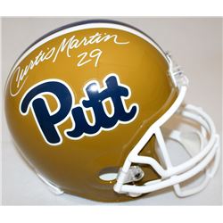Curtis Martin Signed Pittsburgh Full-Size Helmet (Radtke COA)