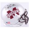 Image 1 : Dak Prescott Signed Mississippi State Bulldogs Mini-Helmet (JSA COA  Prescott Hologram)