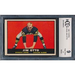 1961 Topps #182 Jim Otto RC (BCCG 9)