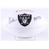 Image 1 : Marcus Allen Signed Raiders Logo Football Inscribed "HOF 03" (Radtke COA)