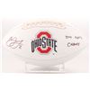 Image 1 : Marshon Lattimore Signed Ohio State Buckeyes Logo Football Inscribed "2014 NAT'L Champs" (Radtke COA