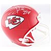Image 1 : Travis Kelce Signed Chiefs Full-Size Helmet (JSA COA)