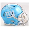 Image 1 : Odell Beckham Signed Giants Chrome Speed Mini Helmet (JSA COA)