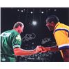 Image 1 : Magic Johnson  Larry Bird Signed 16x20 Photo (Beckett COA)