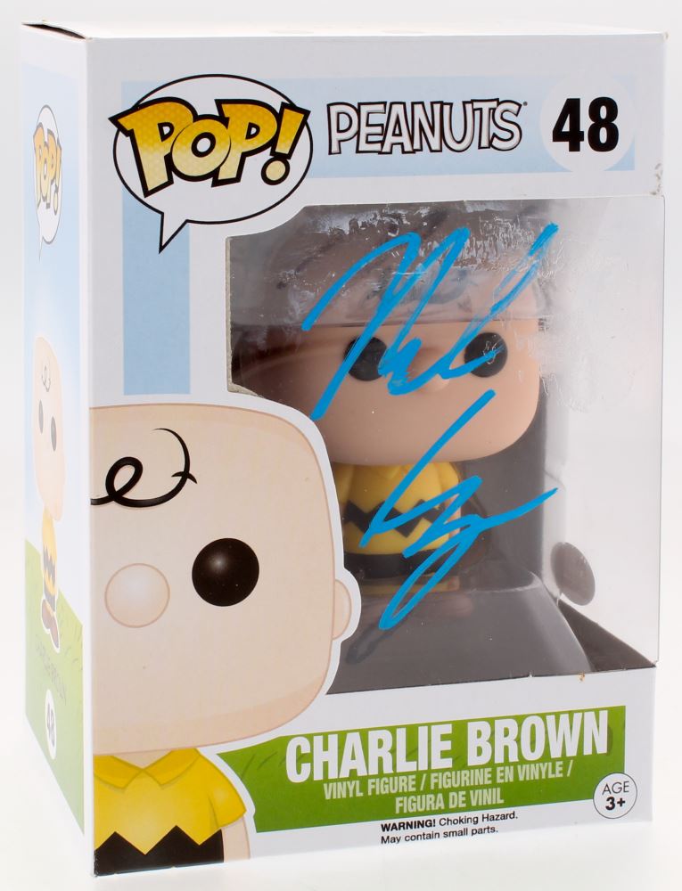 Noah Schnapp Signed Peanuts Charlie Brown 48 Funko Pop