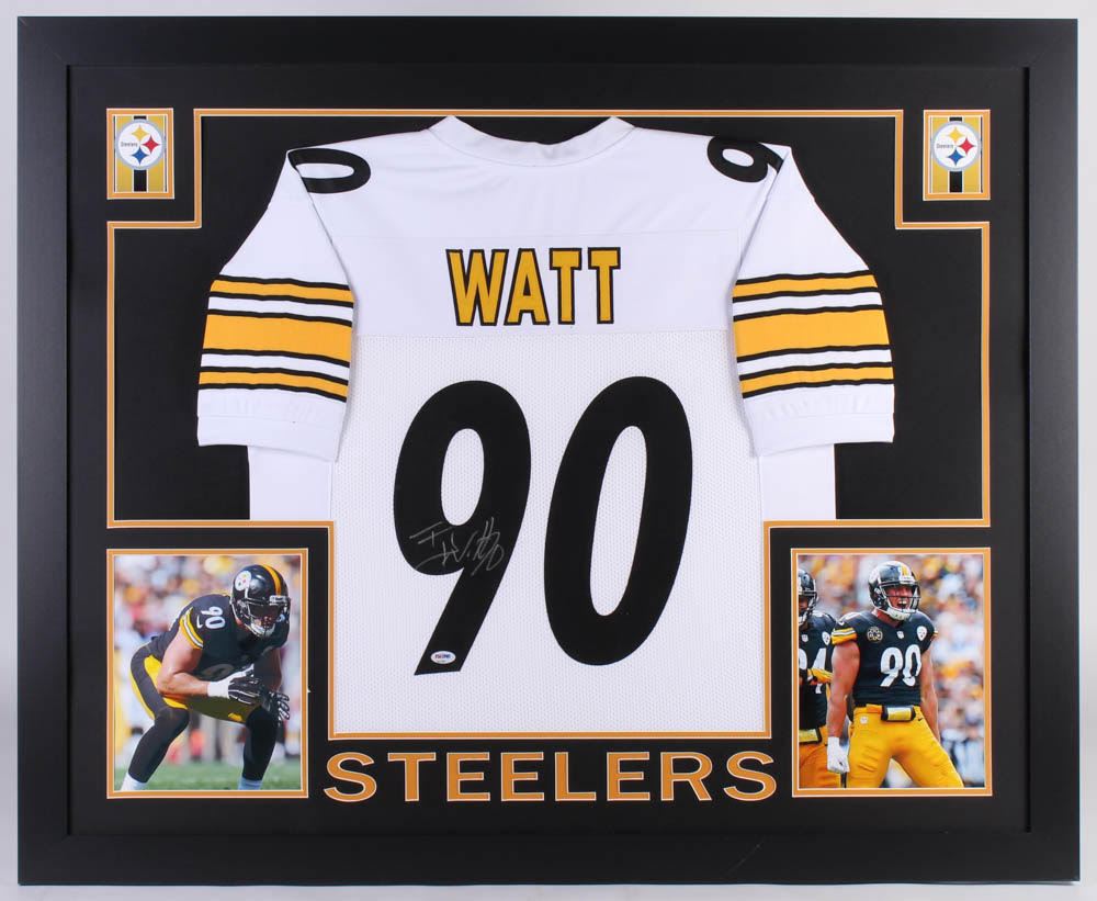 signed tj watt jersey