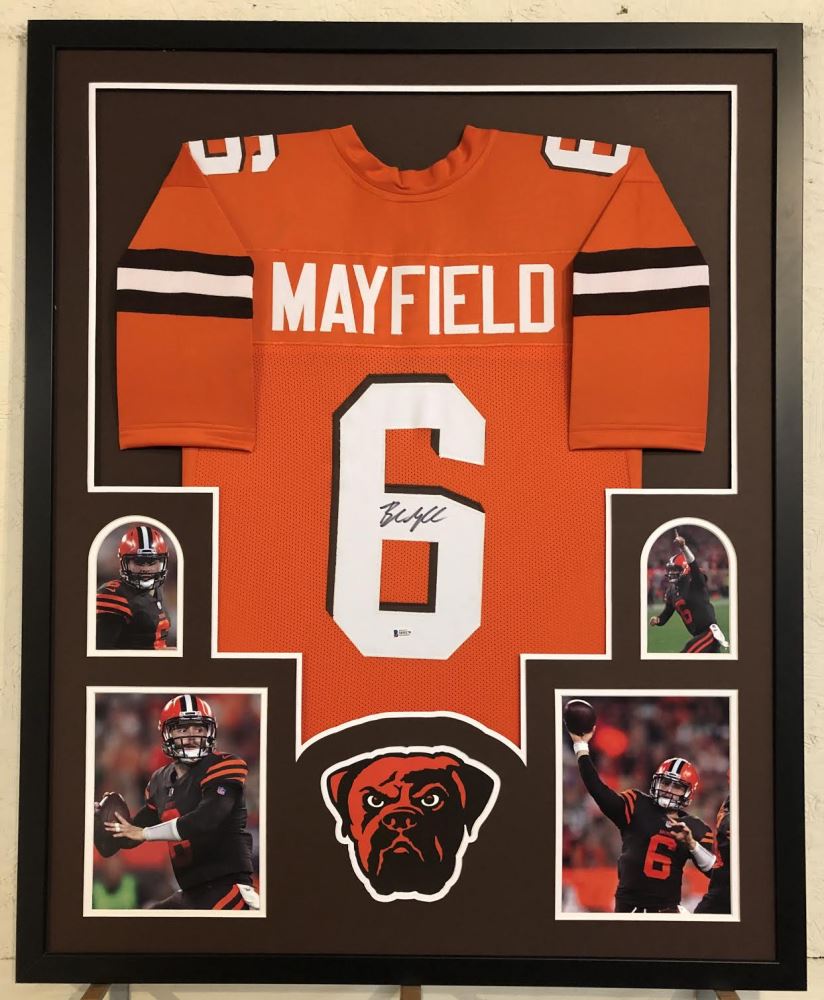 baker mayfield signed jersey