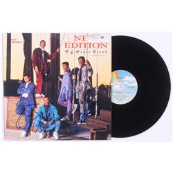 New Edition "N.E. Heart Break" Vinyl Record Album Band-Signed by (5