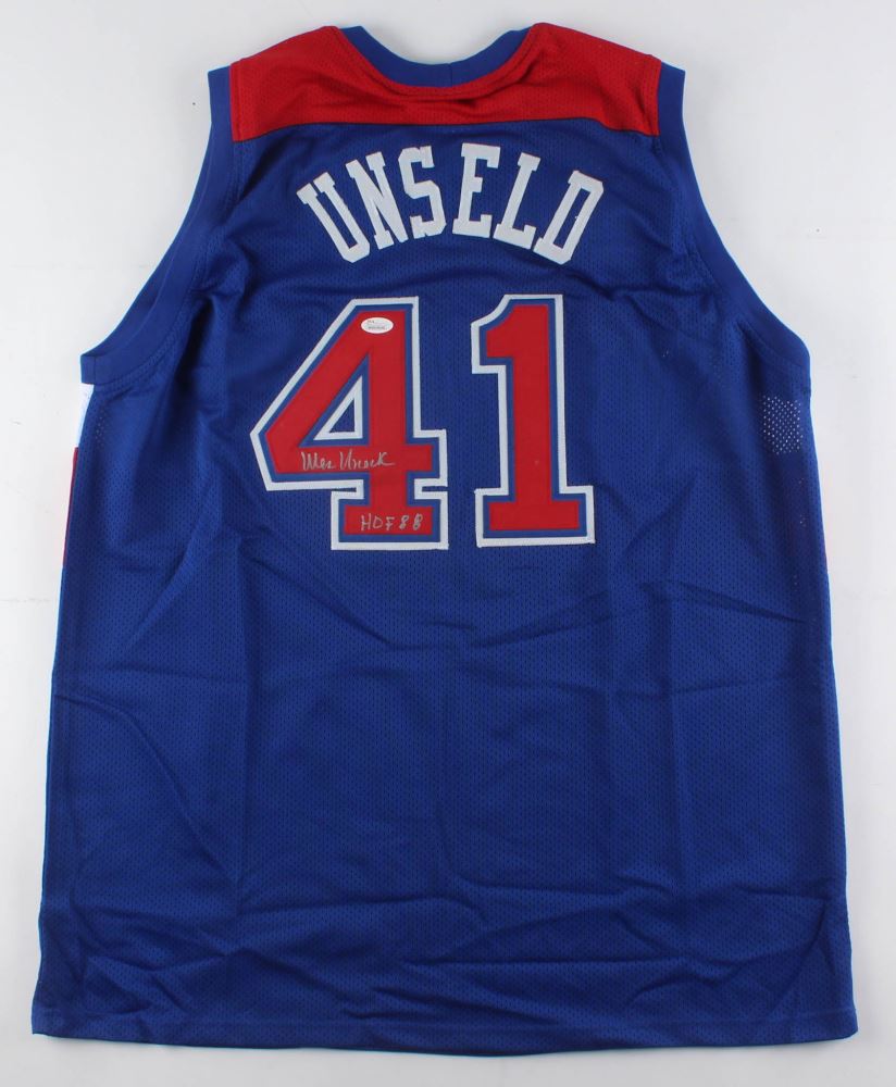 washington bullets wes unseld jersey