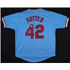 Image 1 : Bruce Sutter Signed St. Louis Cardinals Jersey Inscribed "H.O.F. 06" (JSA COA)